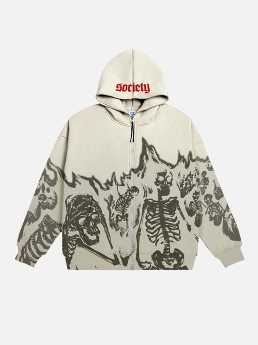 Skeleton Rave hoodie