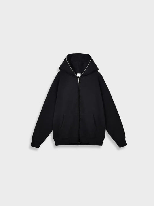 Mono Zipper with Hoodie