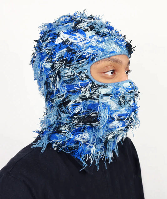 Vencae™ DISTRESSED BALACLAVA - Thunder blue