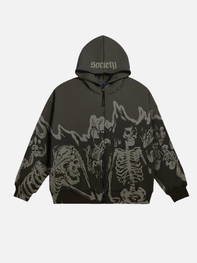 Skeleton Rave hoodie