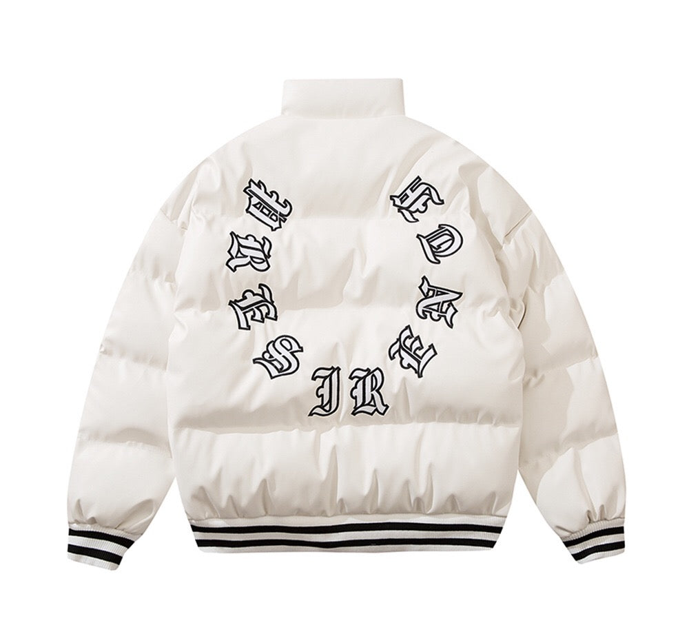 Puffer Thick Letterman Jacket