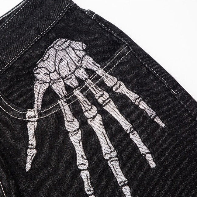 Skeleton Hand Pants