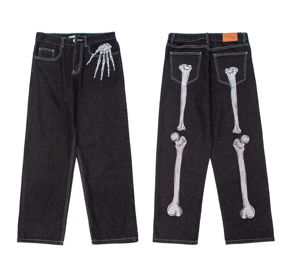 Skeleton Hand Pants