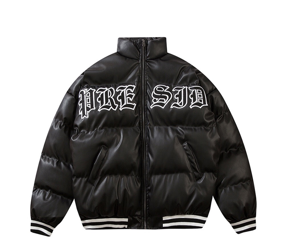 Puffer Thick Letterman Jacket